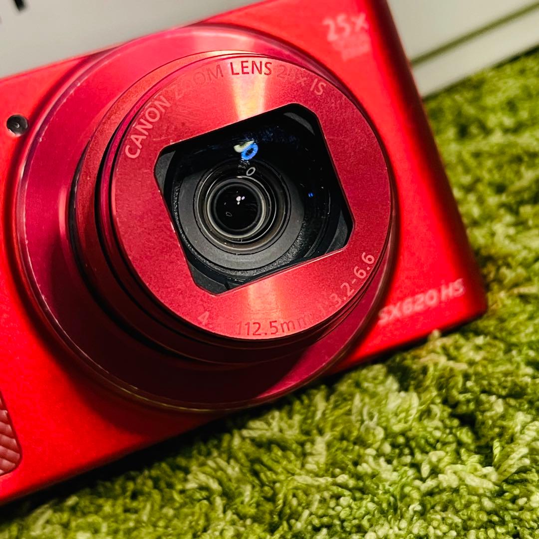Canon デジタルカメラ SX620 HS　レッド 電源確認済み