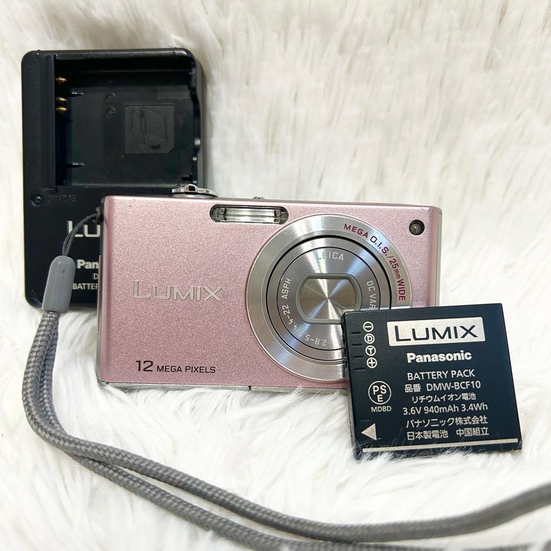動作良好✨即使用セット付属✨パナソニック LUMIX DMC-FX40 ピンク