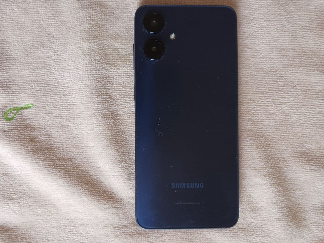 Samsung スマートフォン ネイビー 本体