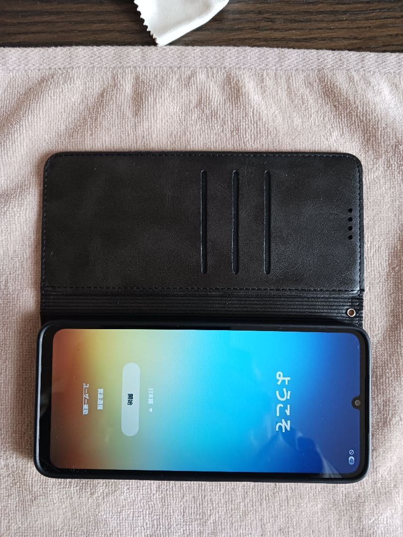 Samsung スマートフォン ネイビー 本体