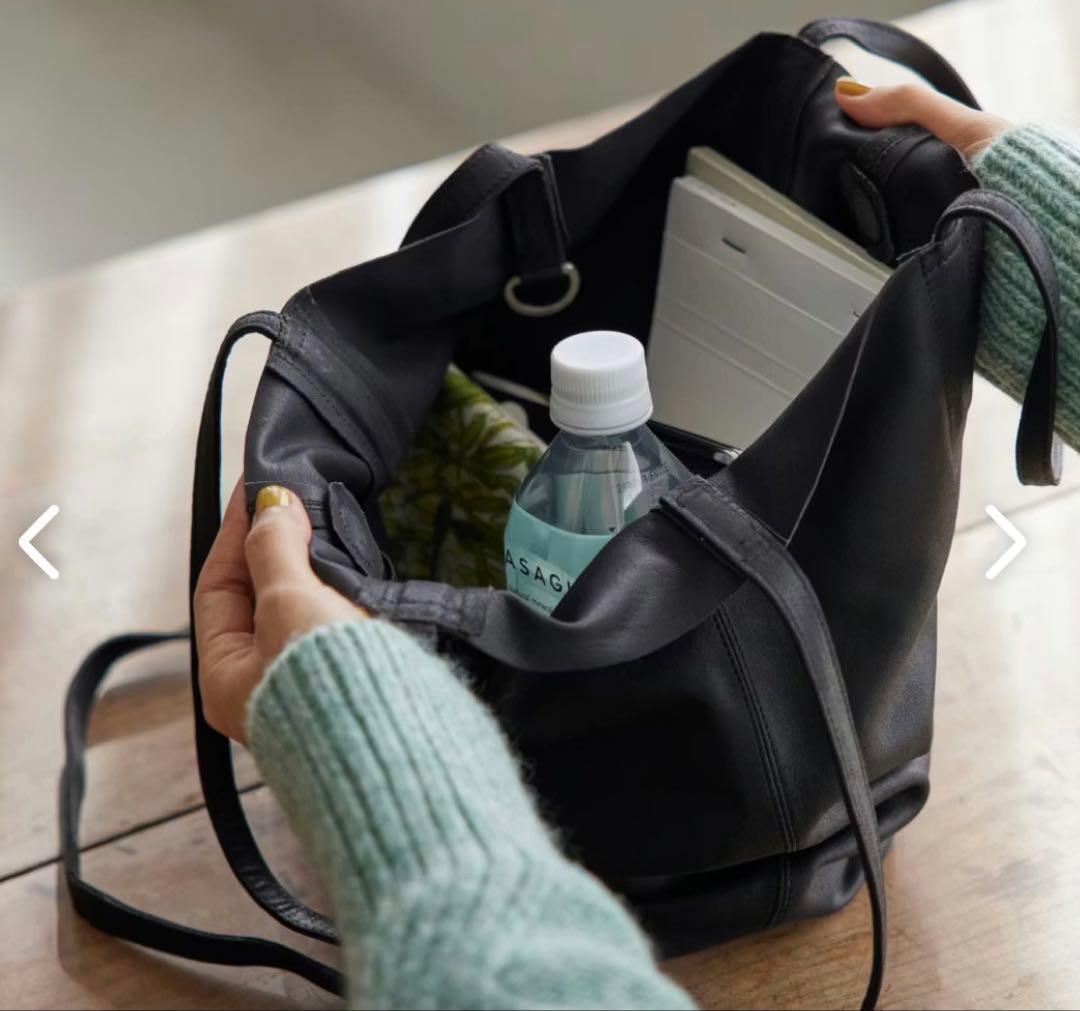 Morphée モルフェ ゴートレザーバッグ（Mサイズ、ショルダー SHORT）