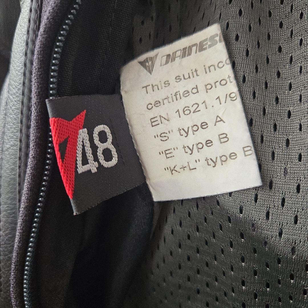 Dainese 革ツナギ ブラック　サイズ48