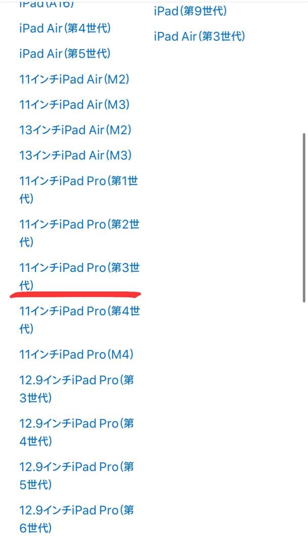 iPad Pro 11インチ 256GB + Apple Pencil 付属