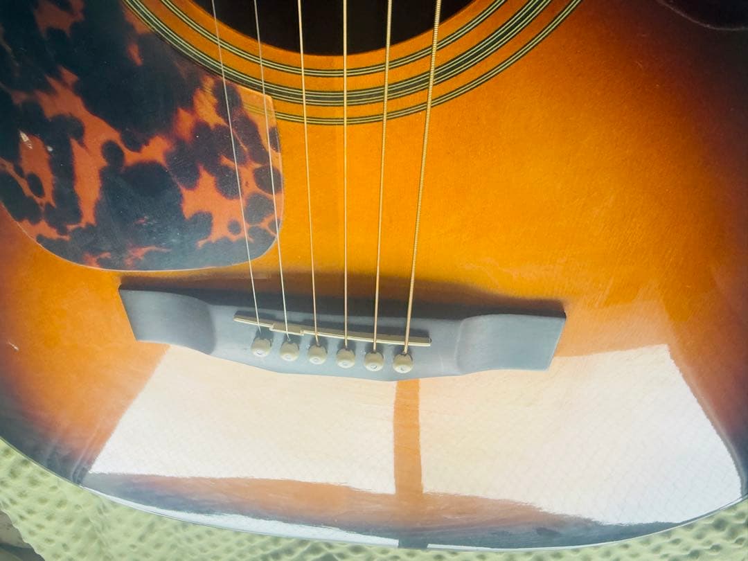 【美品】レフティー(左利き)アコースティックギターMorris M-01LHTS