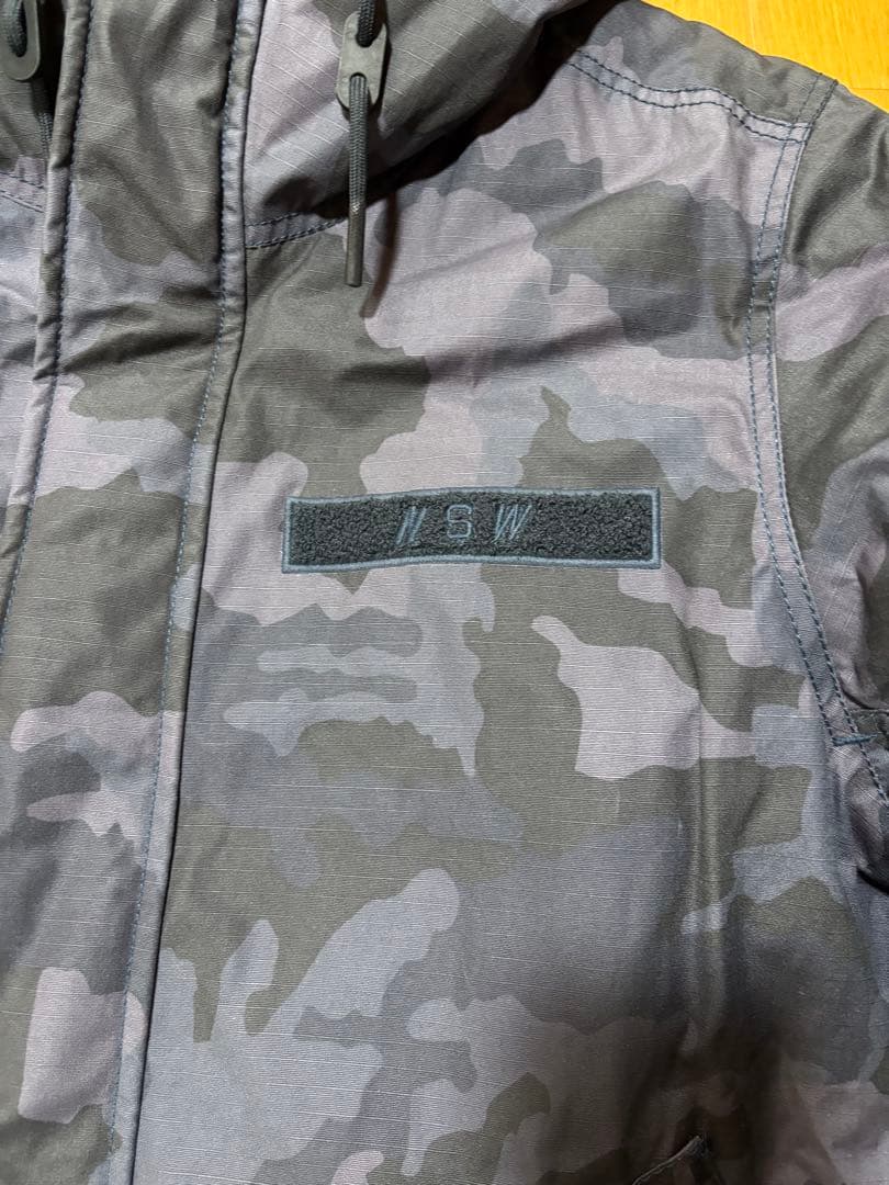 迷彩柄 NSW モッズコート　ナイキ　カモフラ　シンセティック　フィルパーカー