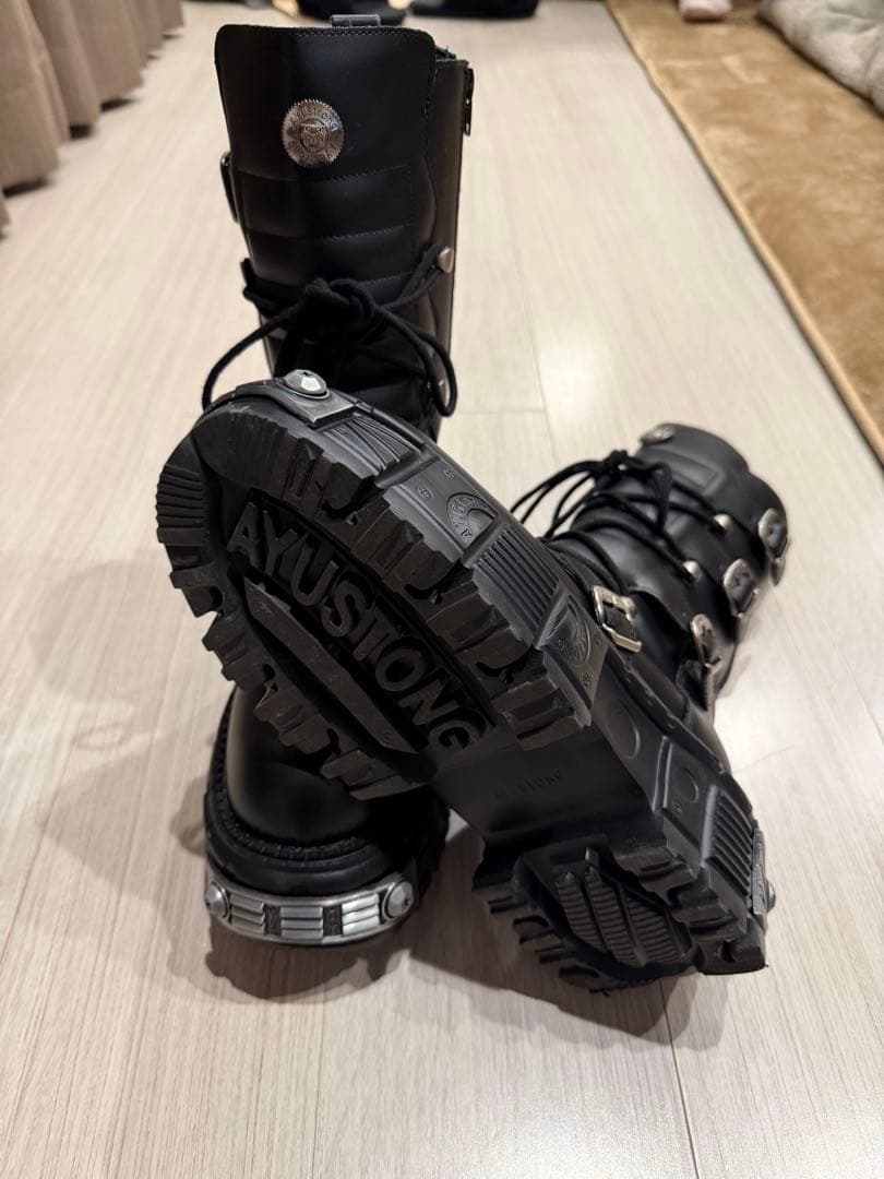NewRock風 厚底ブーツ y2k 地雷 パンク 25cm