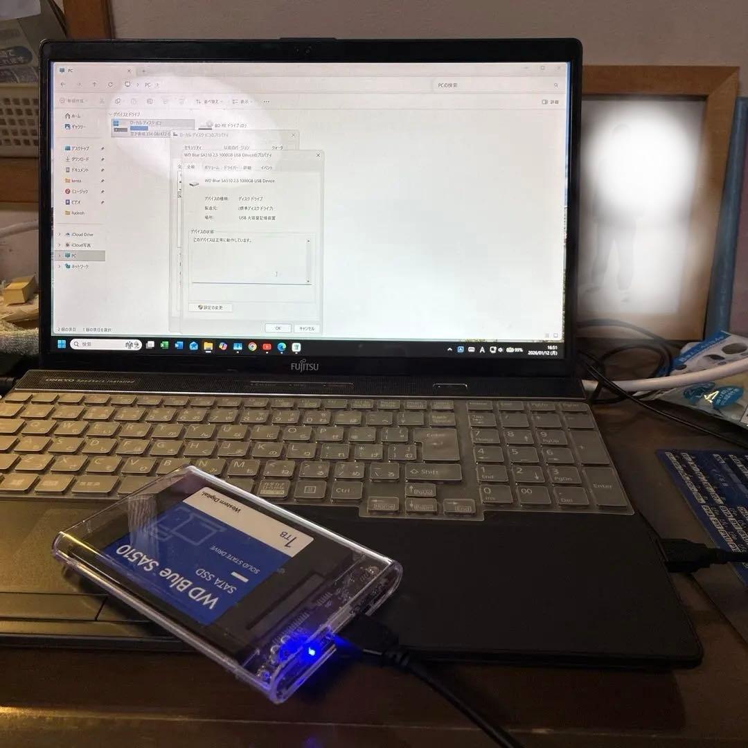 [shu]新品同様WD Blue SA510 1TB SATA SSD