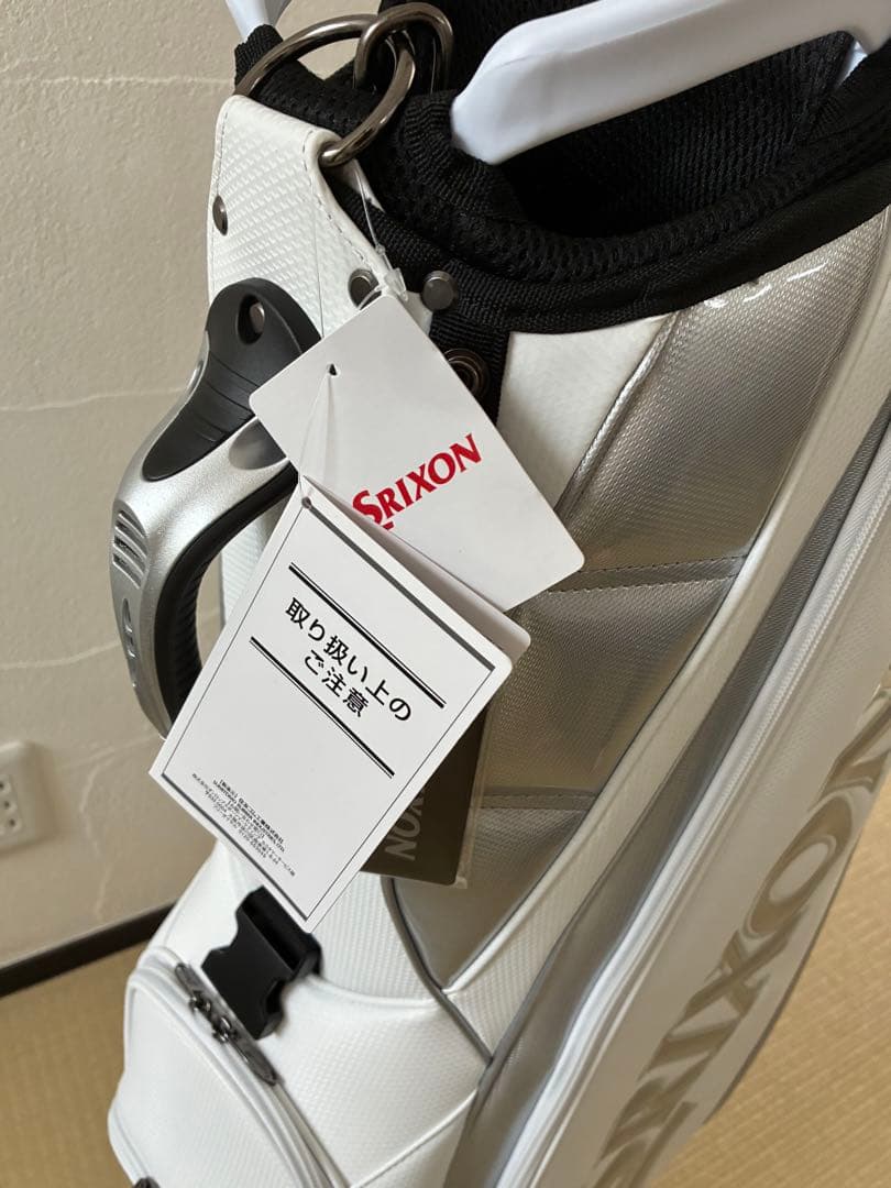 Srixon ホワイト キャディバッグ