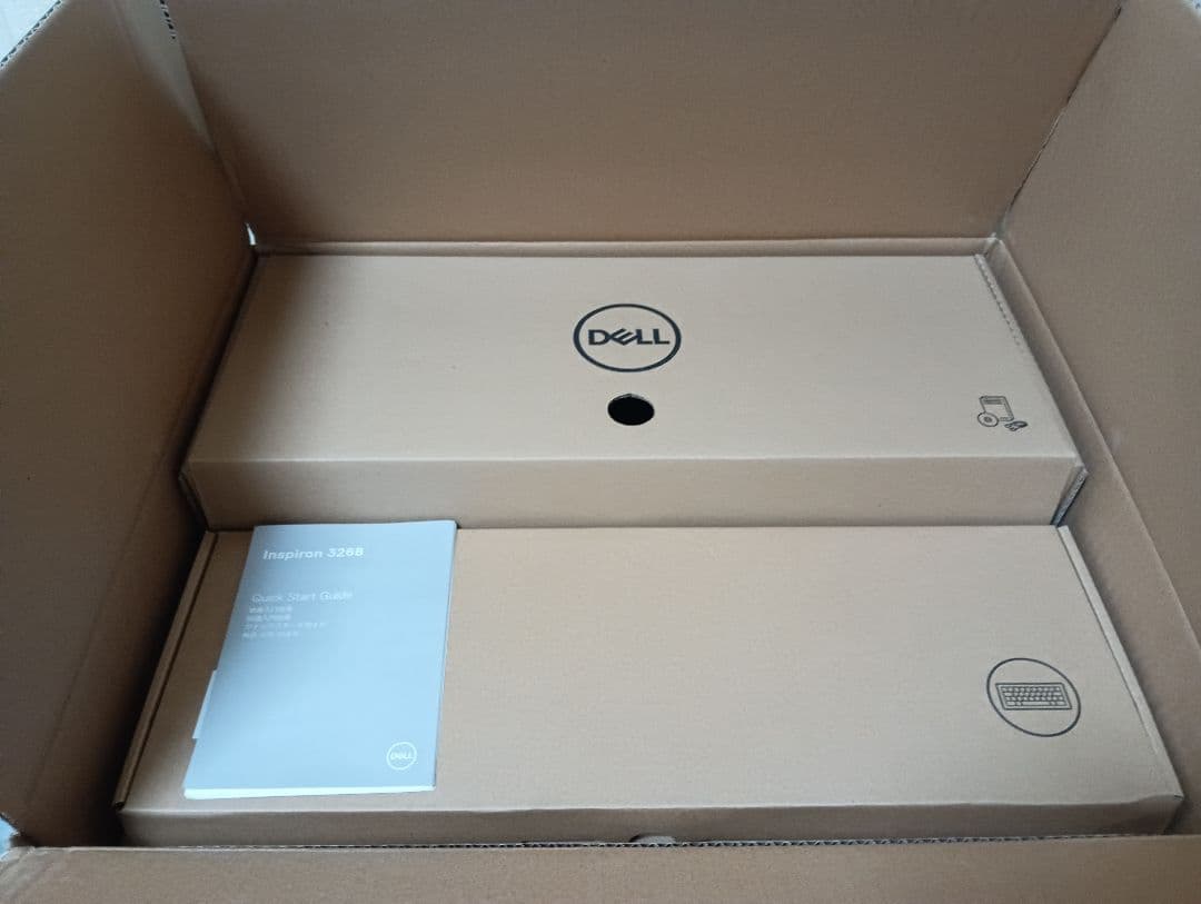 Dell パソコン Inspiron 3268 Core i3/4GB/1TB