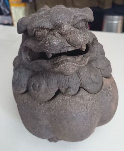 香炉　獅子　大明宣徳年製