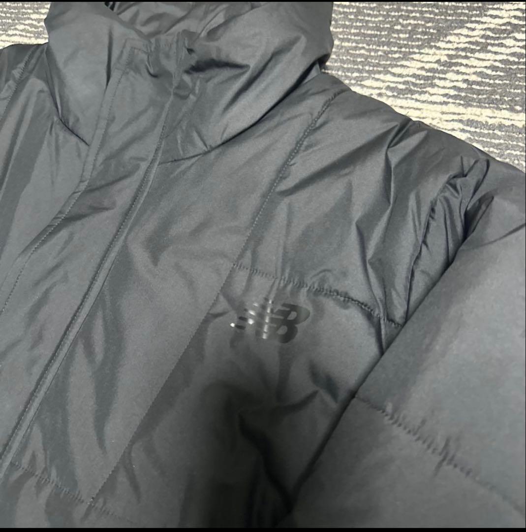 美品　ニューバランス ベンチコート　メンズ　ブラック　XL