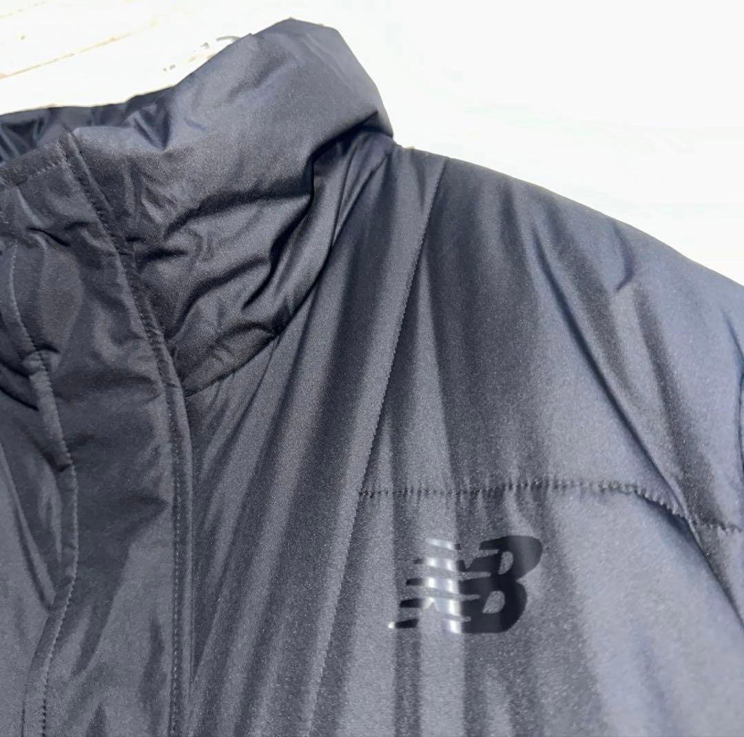 美品　ニューバランス ベンチコート　メンズ　ブラック　XL