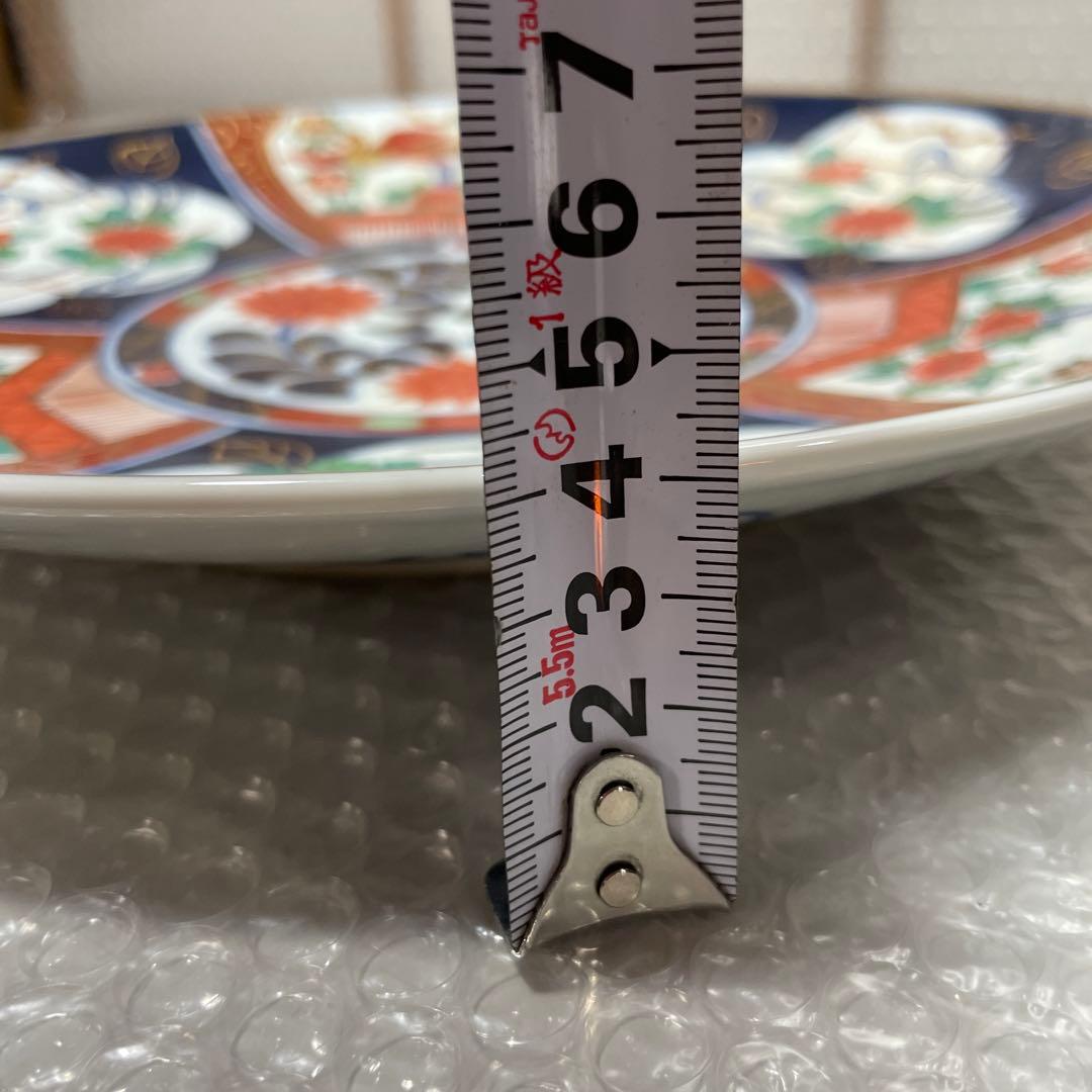 有田焼 盛皿 大皿 山徳窯 赤濃 金彩 古伊万里 色絵 唐草 昭和