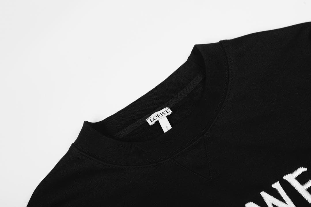 ブラック スウェット トレーナー 男女兼用