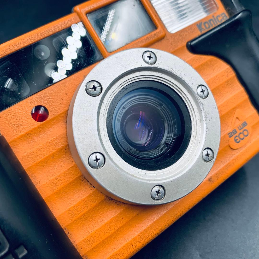 Konica コニカ 28 WB ECO 現場監督 オレンジカラー