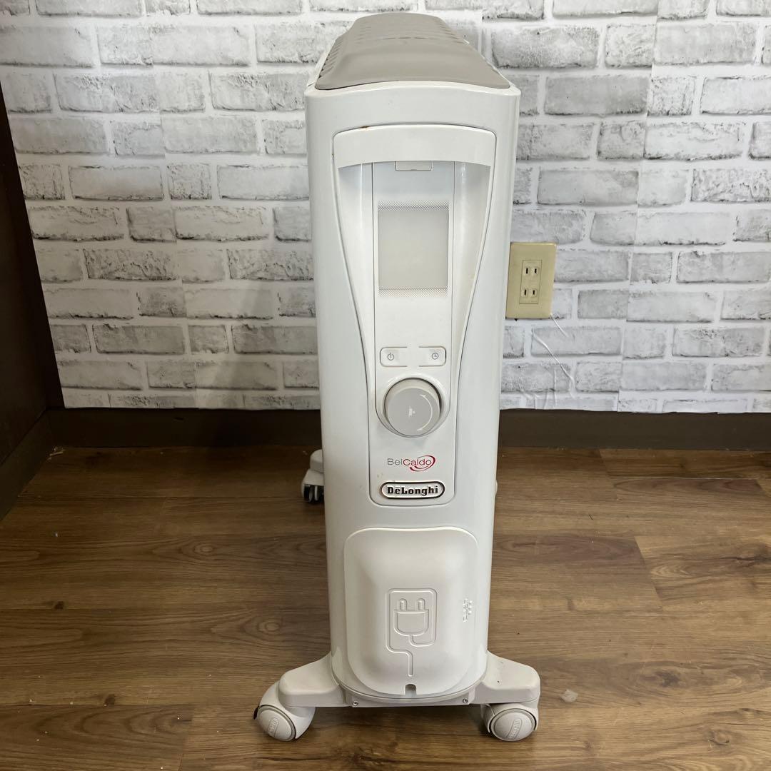 B-壁 デロンギ ベルカルド オイルヒーター 10〜13畳用 家電 ホワイト