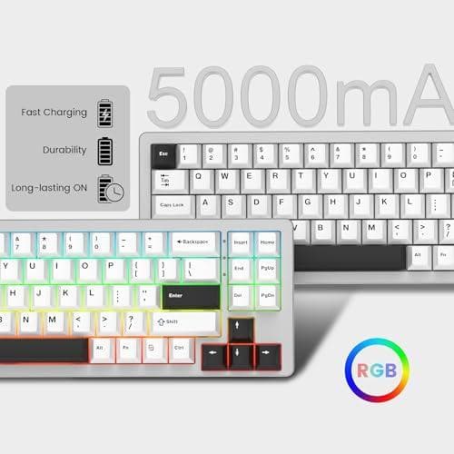 ゲーミングキーボード Womier S-K71 ワイヤレスゲーミングキーボード*