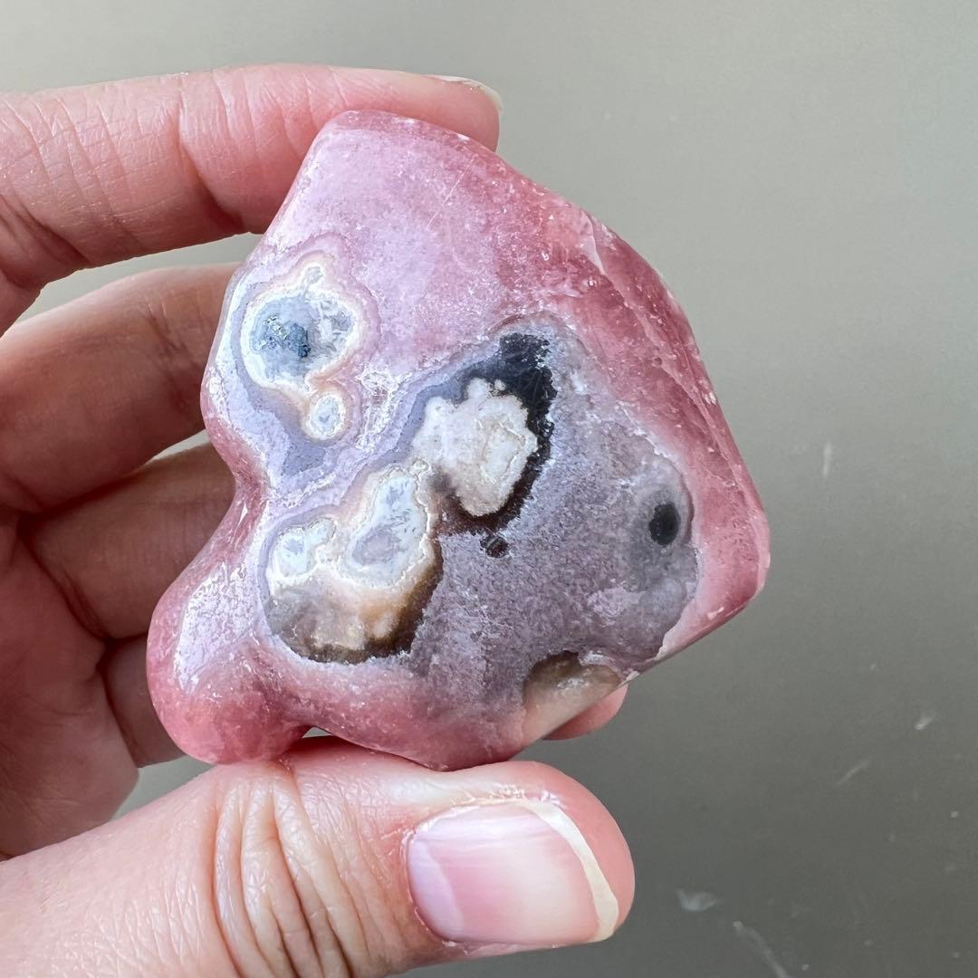 （Inca5）高品質アルゼンチン産インカローズ 磨き原石 天然石 飾り石