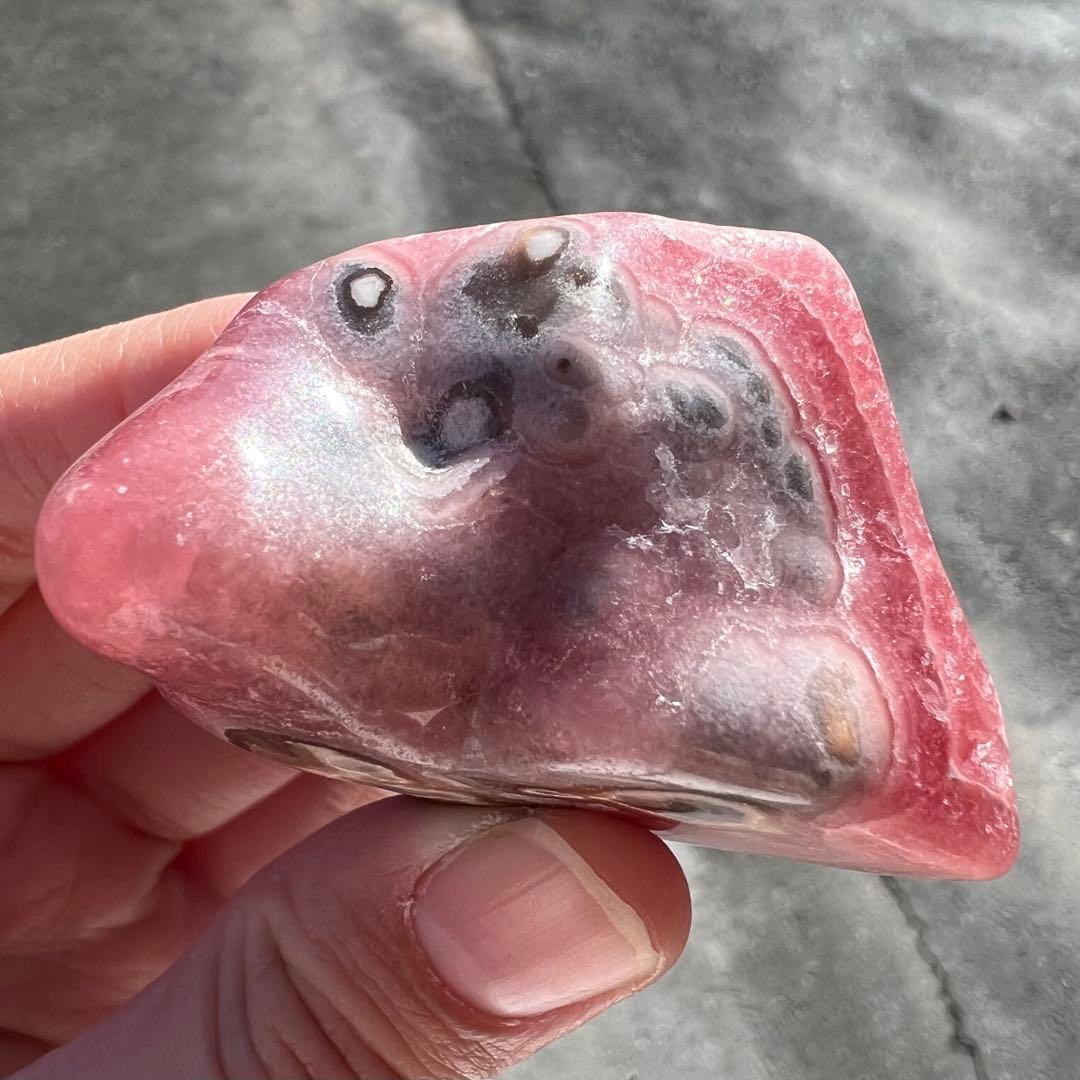 （Inca5）高品質アルゼンチン産インカローズ 磨き原石 天然石 飾り石