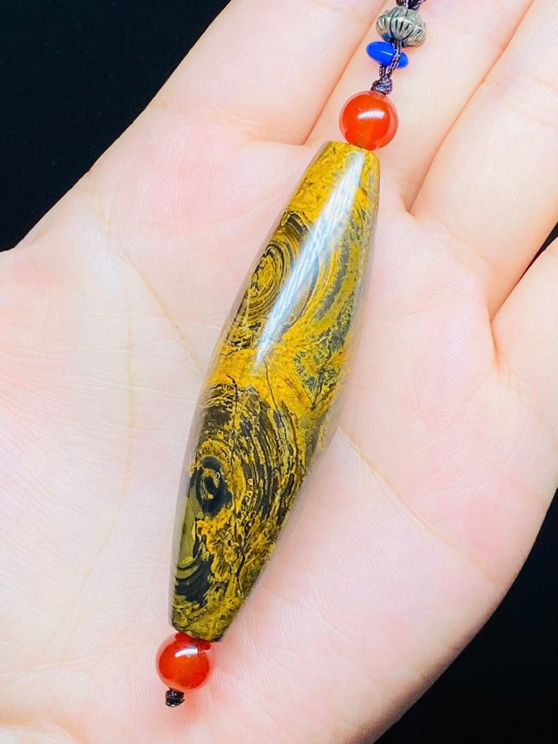 老天珠 ニ龍眼天珠 老鉱天珠 蒙天珠 天珠 自然に作られた天眼 凄まじいパワー