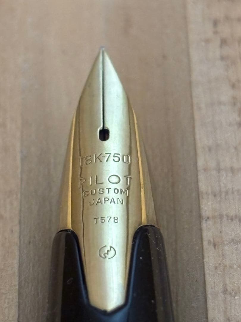 パイロット　スターリングシルバー万年筆　鶴　 細字