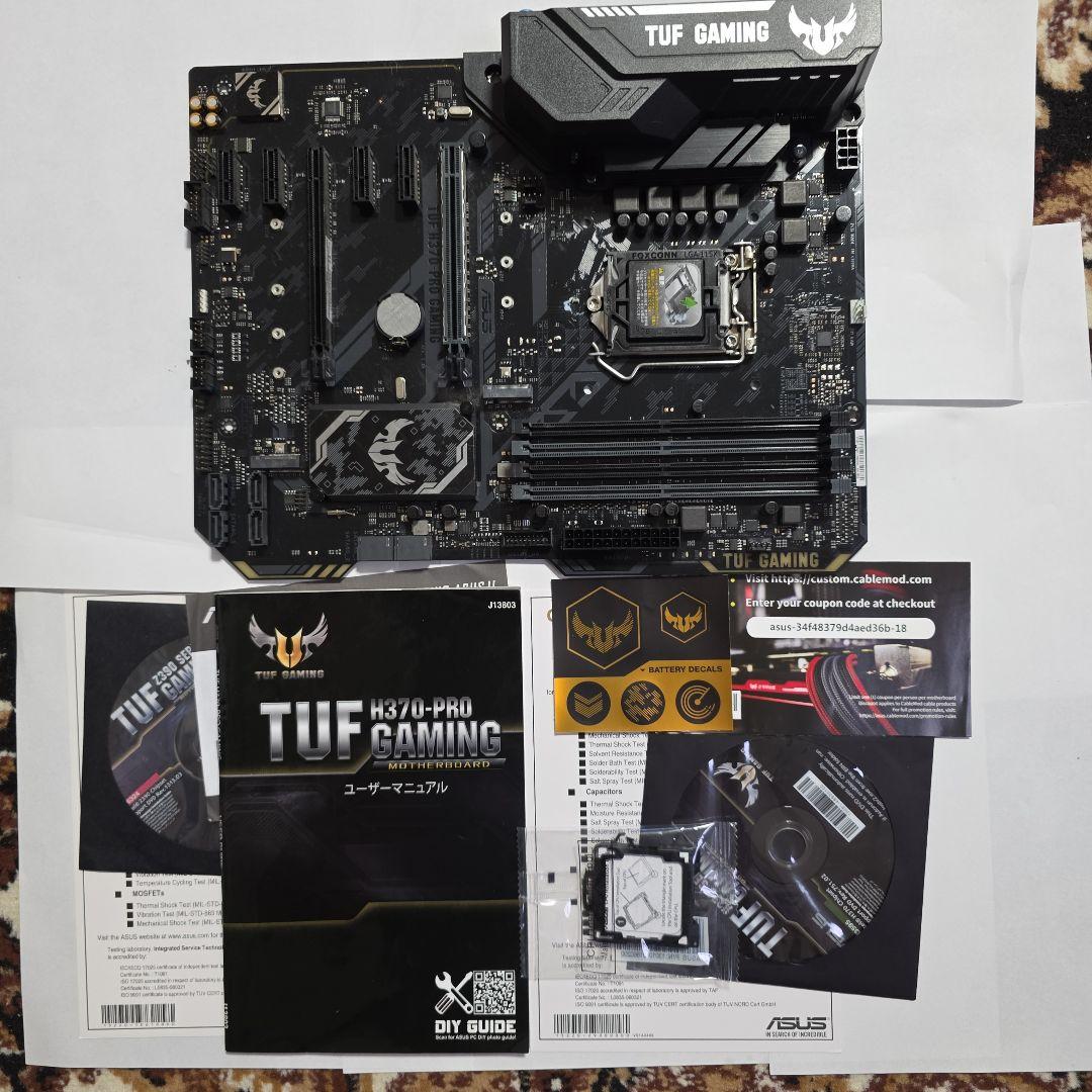 CPU tainatTUF GAMING H370-PRO + Core8400