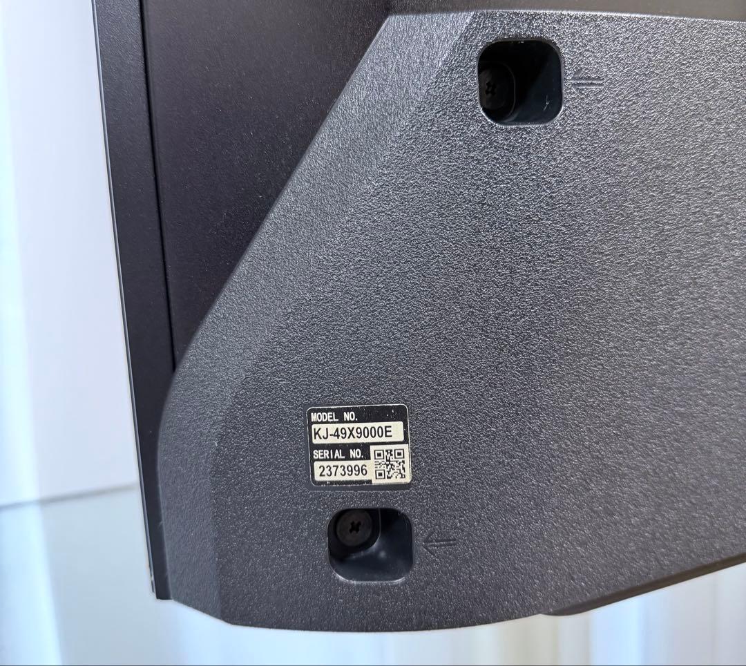 SONY 4K液晶テレビ KJ-49X9000E BRAVIA 2018年製