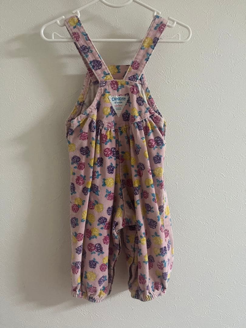 ヴィンテージ oshkosh レア 花柄 ローズ 12m