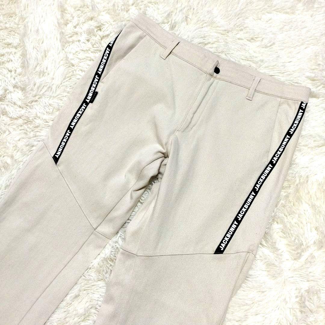 JACK BUNNY ジャックバニー 裏起毛 ストレッチロングパンツ ベージュ系