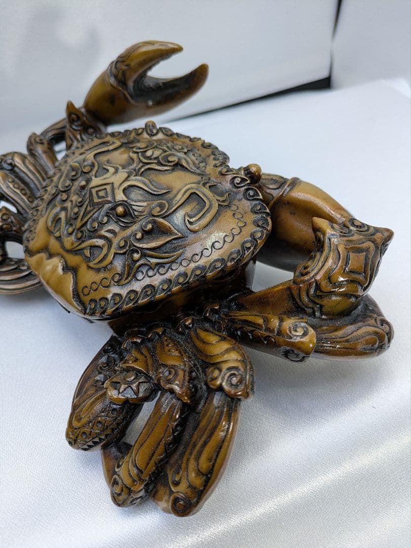 ☆b479、蟹 置物 風水 カニ 風水置物 インテリア 金運祈願 開運