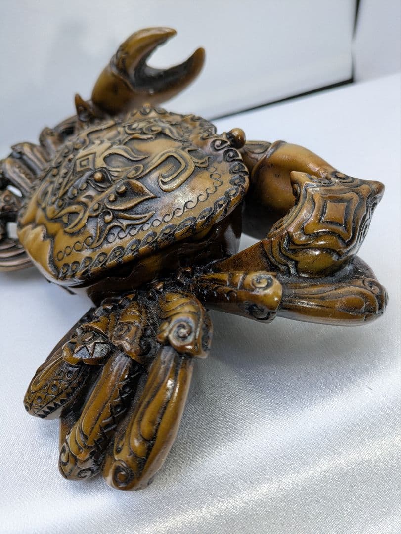 ☆b479、蟹 置物 風水 カニ 風水置物 インテリア 金運祈願 開運