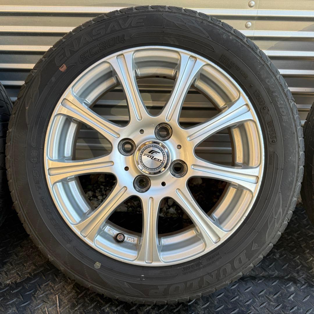 【23年製　バリ山】155/65R14 ダンロップエナセーブ　４本