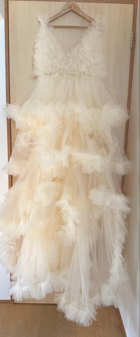 しめじ様♡マタニティフォト　ドレス　衣装　海外　チュール　ボリューム