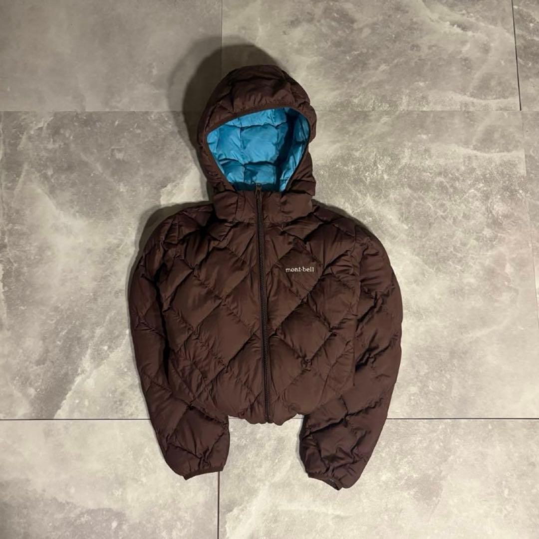 00s montbell リバーシブル キルティング ダウンジャケット テック系
