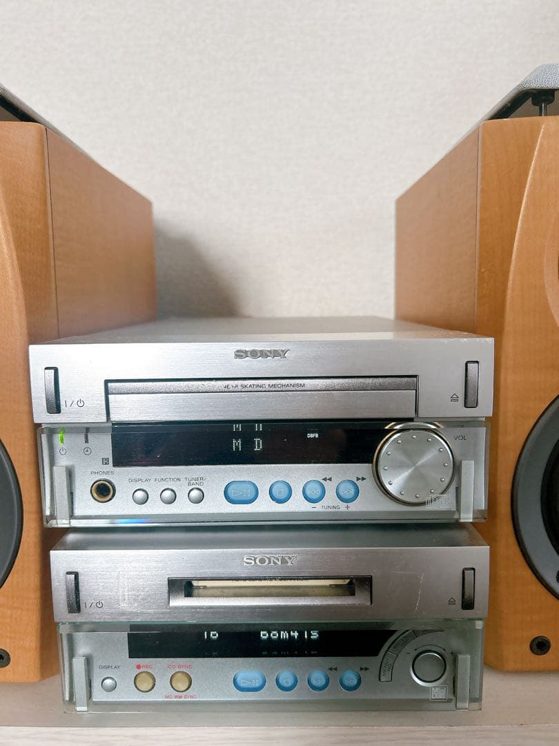 SONY CD MDコンポ　日本製　JMD-7 ビンテージ