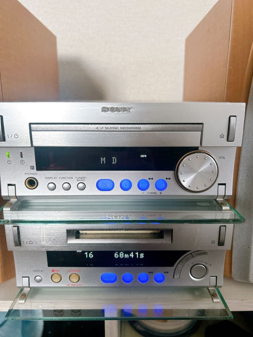 SONY CD MDコンポ　日本製　JMD-7 ビンテージ