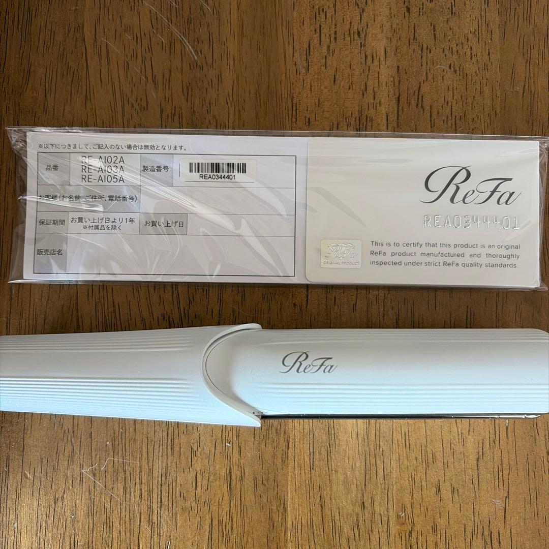 リファストレートヘアアイロン ホワイト