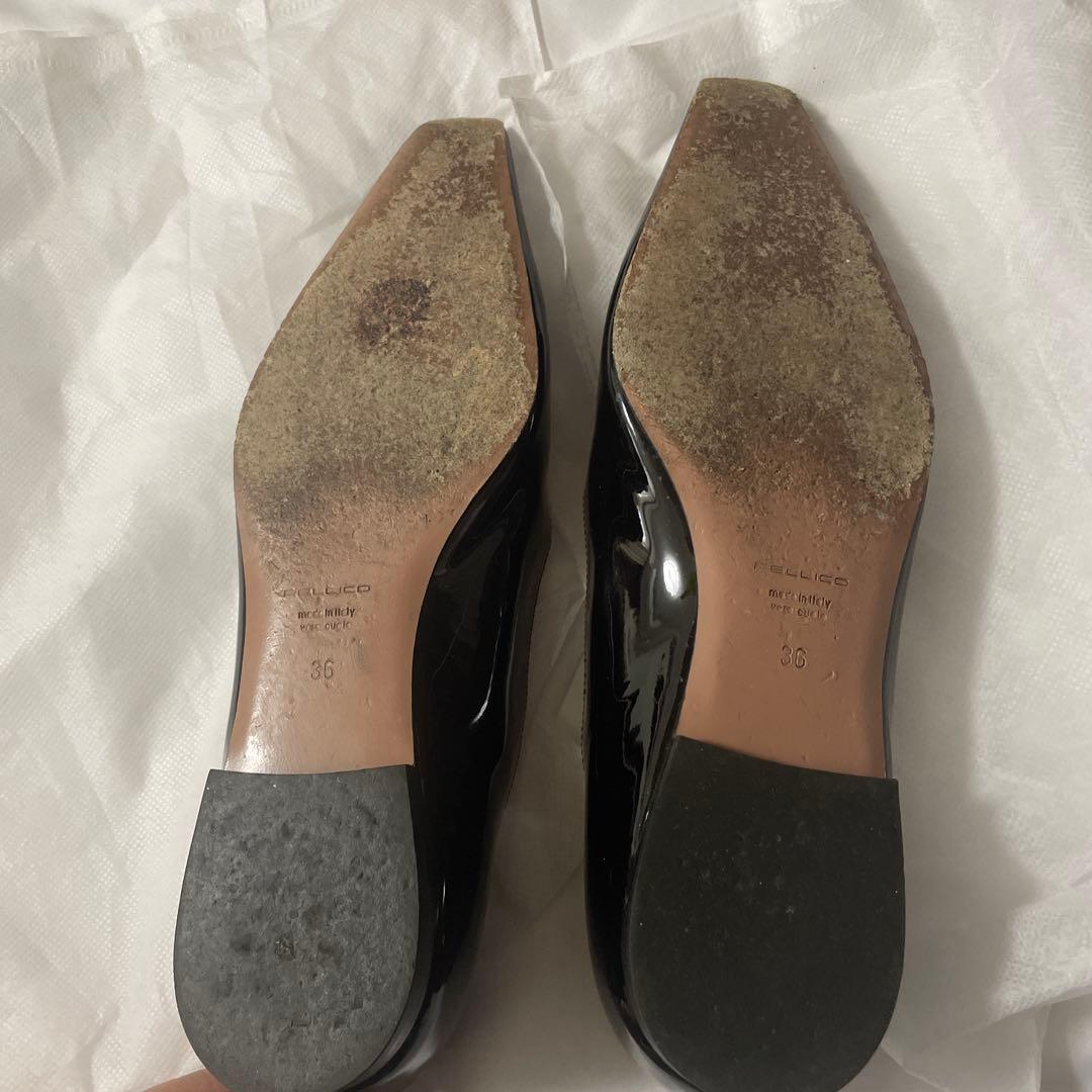 PELLICO ペリーコ アネッリソレッラ スクエアトゥ　フラット　パンプス