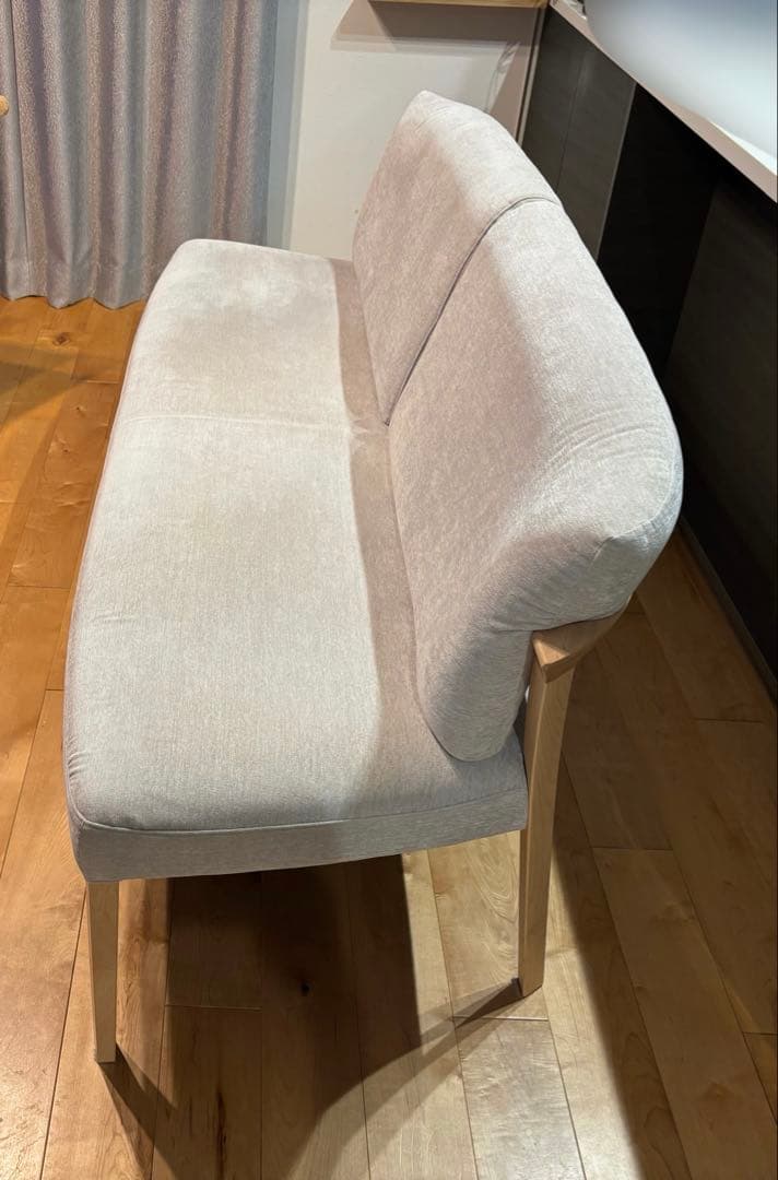 【お値下げしました】カリモク　ダイニングソファ（３人掛けロング）