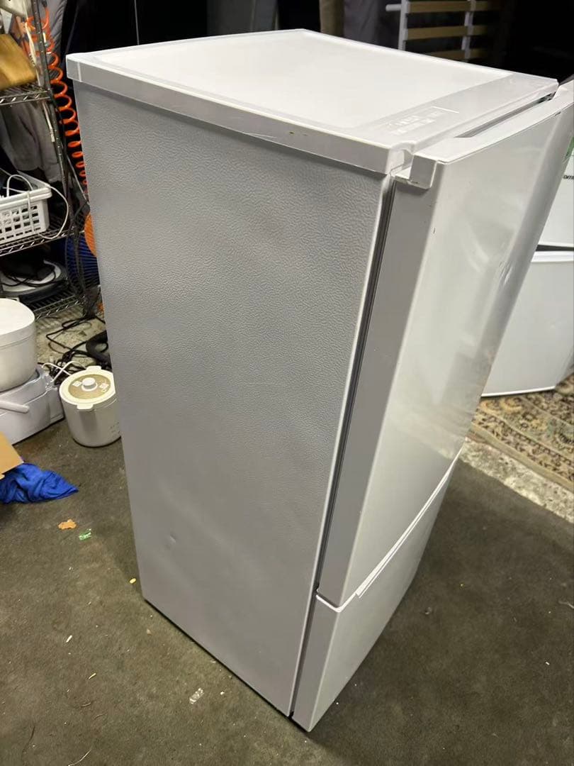 23年　ホワイト 2ドア冷蔵庫　1013