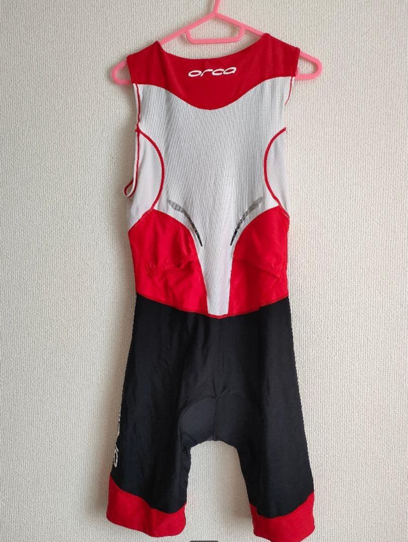 orca トライアスロンウェア Lサイズ 黒/赤