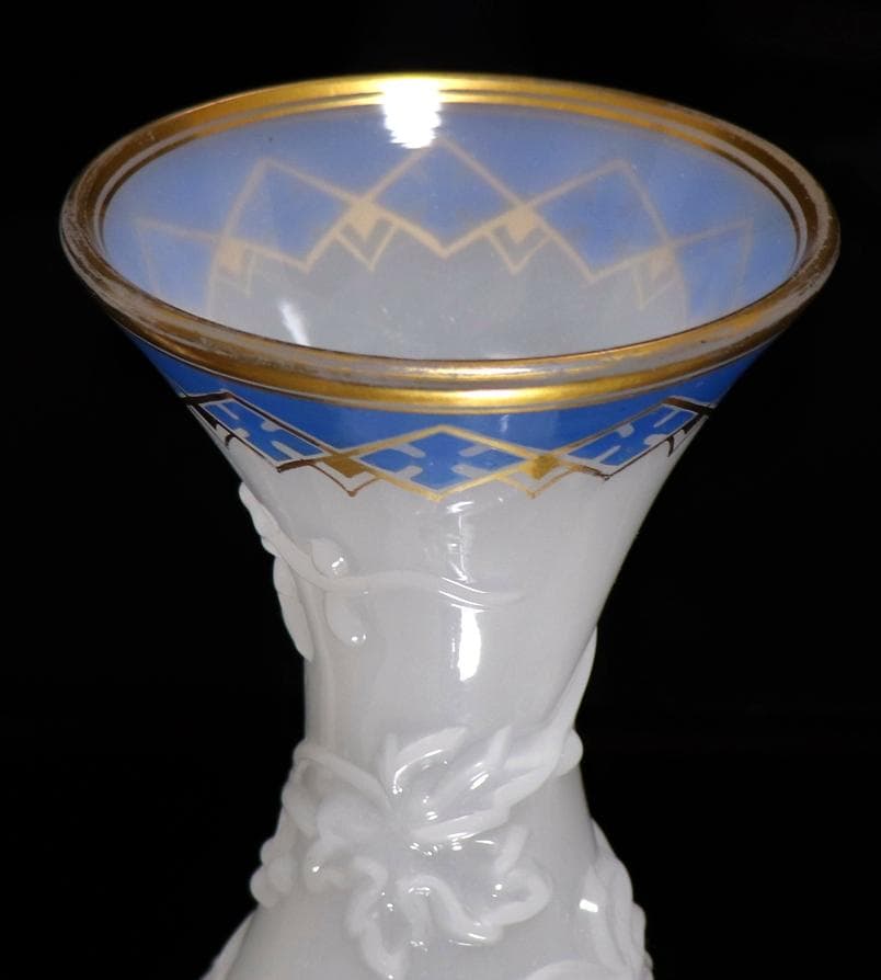 オールド・バカラ 19世紀 美術館級作品 パリ万博試作品 レアデザイン 大型花瓶