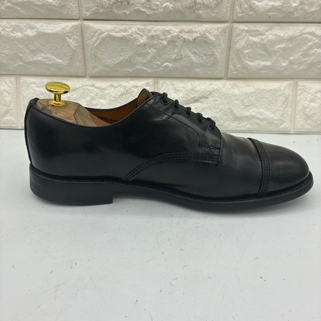 【名品】サンダース 1128B ミリタリーダービーシューズ 7 ブラック