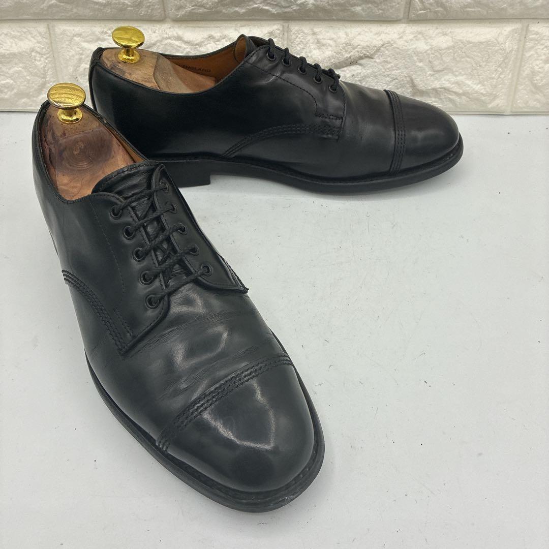 【名品】サンダース 1128B ミリタリーダービーシューズ 7 ブラック