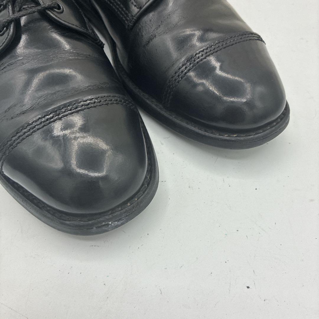 【名品】サンダース 1128B ミリタリーダービーシューズ 7 ブラック