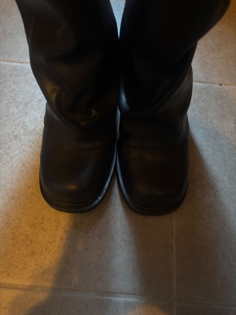 LAGUA GEM COVERED MIDDLE ブーツ　ロングブーツ　ブラック