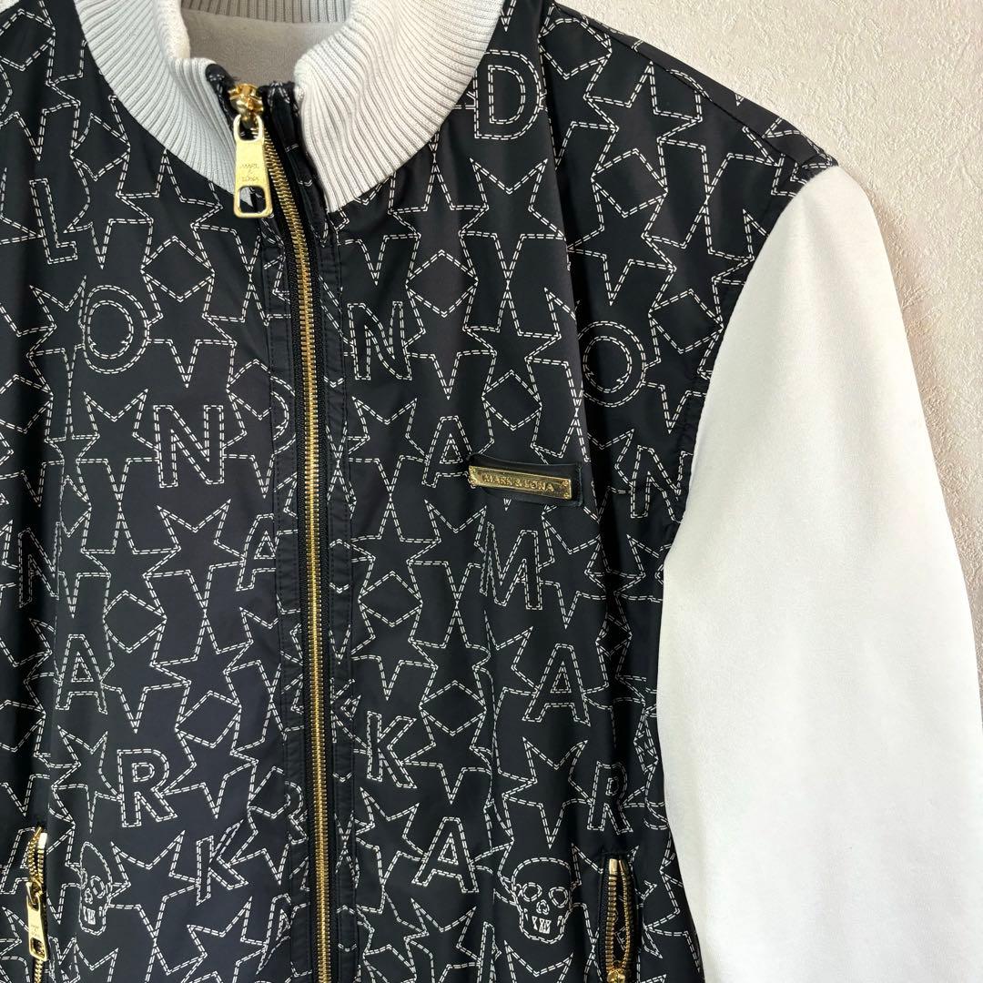 MARK & LONA マークアンドロナ　セットアップ　ゴルフ　総柄　スカル