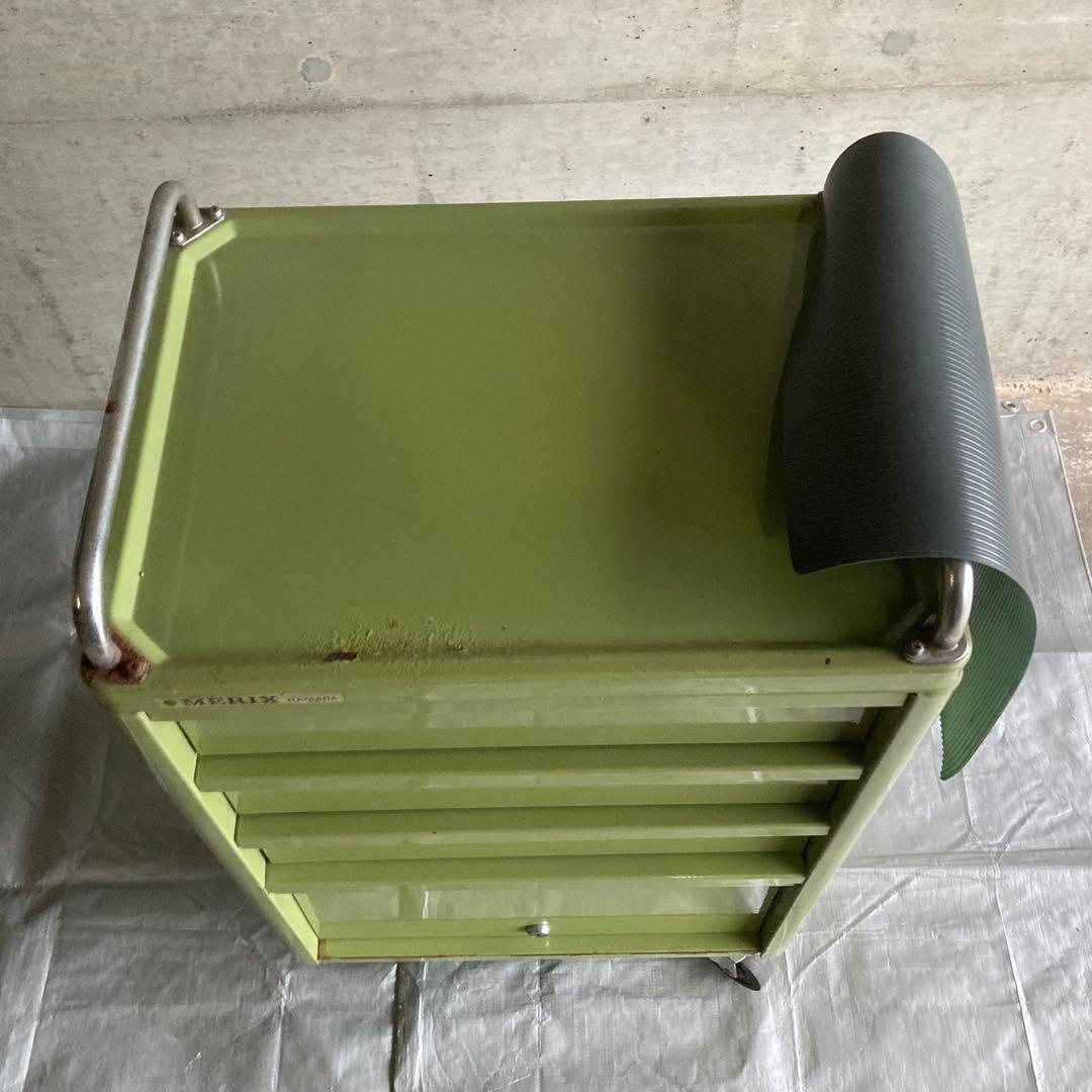 MERIX 濱田プレス工藝 ツールワゴン カート 工具入れ 引出し キャスター付