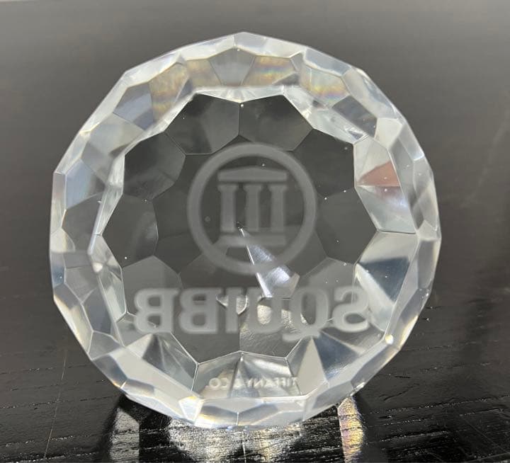 専用です。ティファニー製　SQUIBB  クリスタル　ペーパーウエイト