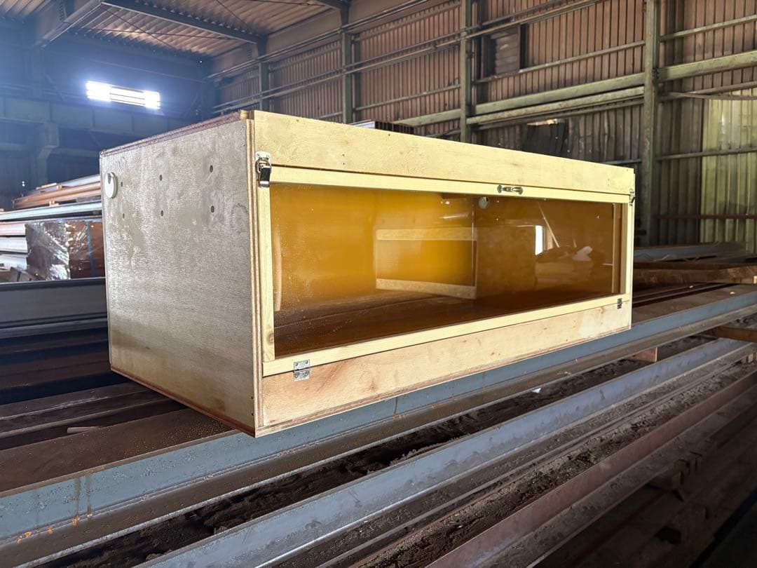 爬虫類ケージ 110×50×40 防水加工板仕様　前開き扉　ケージ 飼育